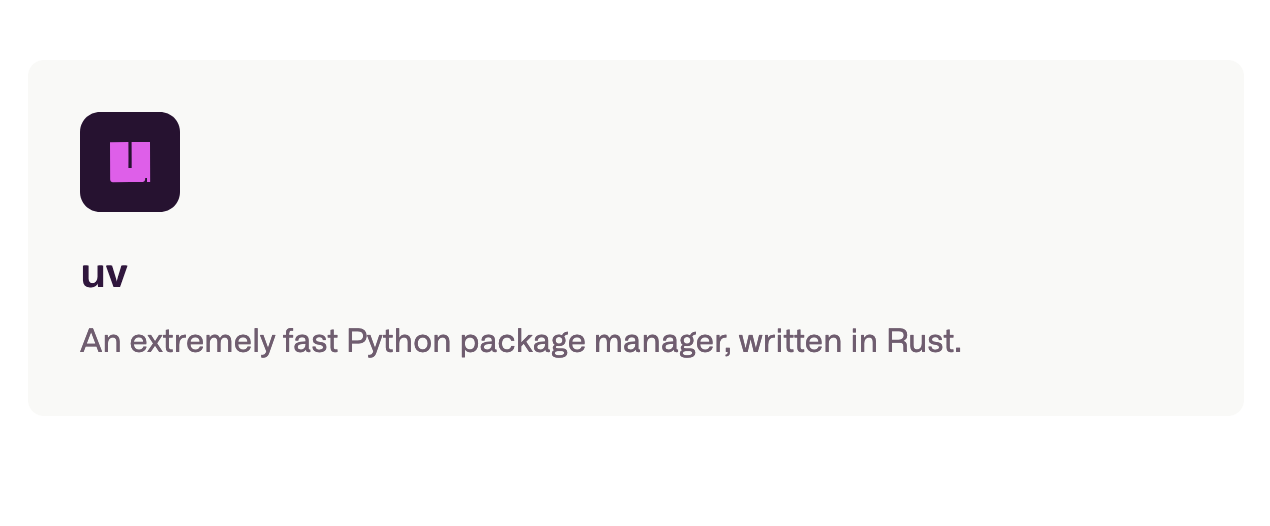 Managing Python versions and packages with `uv`